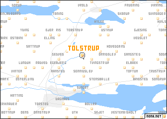 map of Tolstrup