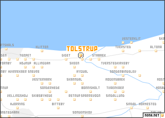 map of Tolstrup