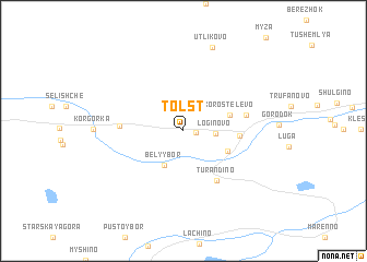 map of Tolst\