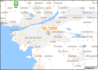 map of Toltorp