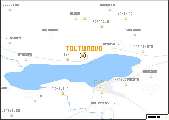 map of Toltunovo