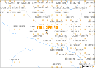 map of Tolú Arriba