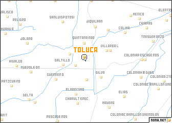 map of Toluca