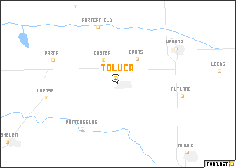 map of Toluca