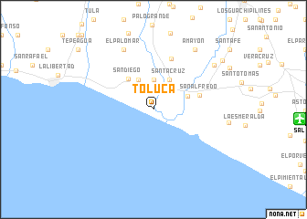 map of Toluca