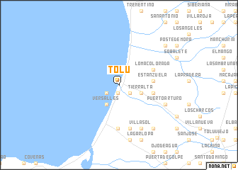 map of Tolú