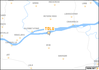 map of Tolu