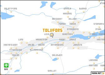 map of Tolvfors