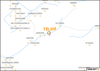 map of Tolvīn