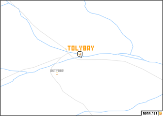 map of Tolybay
