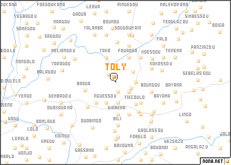 map of Toly