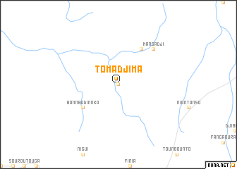 map of Tomadjima