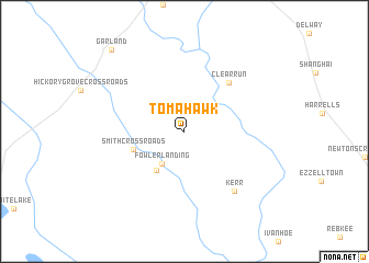 map of Tomahawk