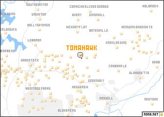 map of Tomahawk