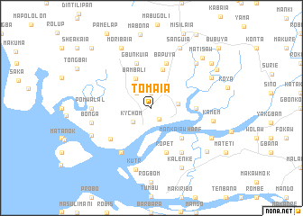 map of Tomaia