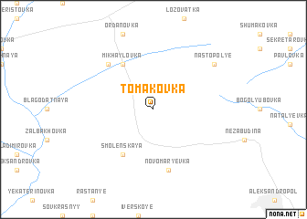 map of Tomakovka