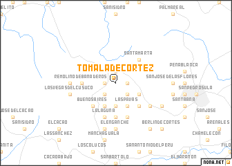 map of Tomala de Cortez