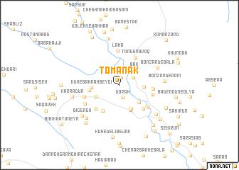 map of Tomanak