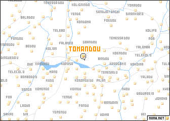 map of Tomandou