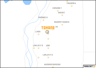 map of Tomane