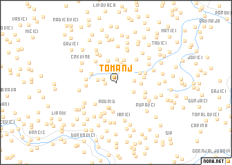 map of Tomanj