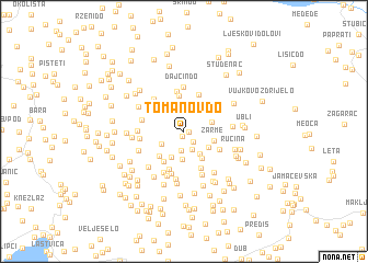 map of Tomanov Do