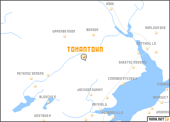 map of Tomantown