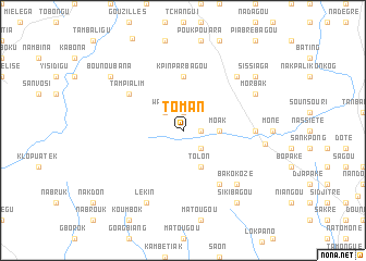map of Toman