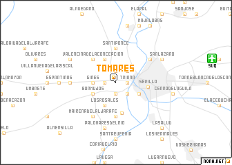 map of Tomares