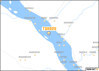 map of Tomaré