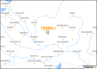 map of Tomarlı