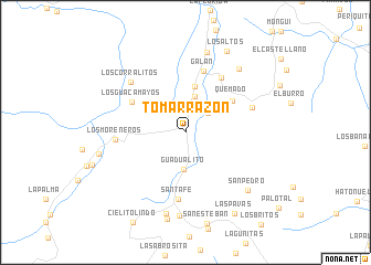 map of Tomarrazón