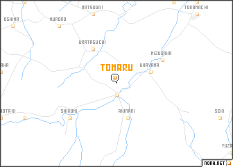 map of Tomaru