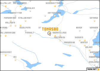 map of Tomasbo