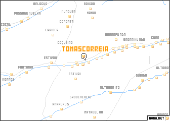 map of Tomás Correia