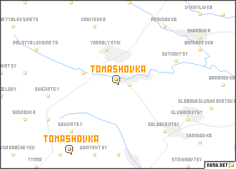 map of Tomashovka