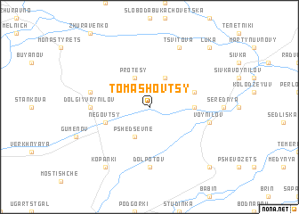 map of Tomashovtsy