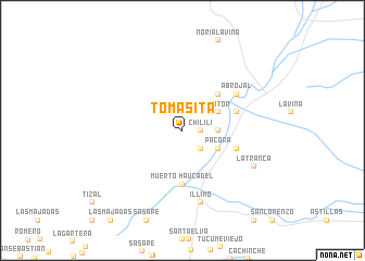 map of Tomasita