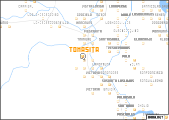 map of Tomasita