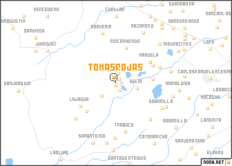 map of Tomás Rojas