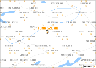 map of Tomaszewo