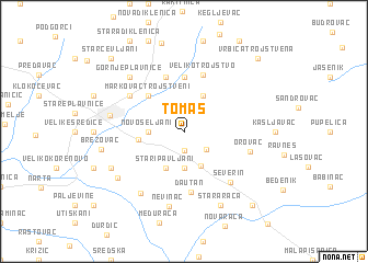 map of Tomaš