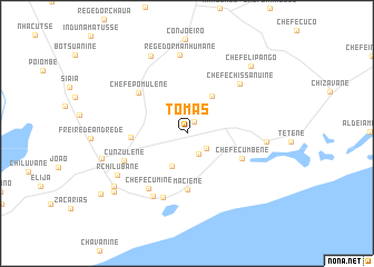 map of Tomás