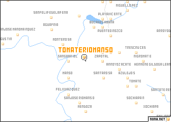 map of Tomate Río Manso