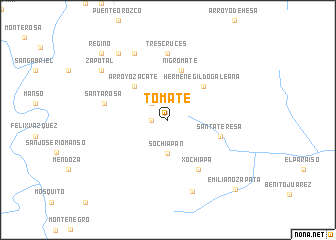 map of Tomate