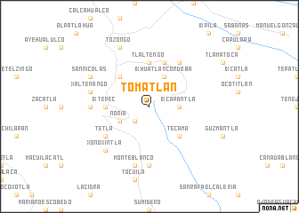 map of Tomatlán