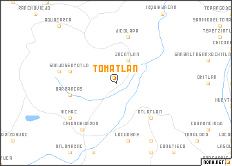 map of Tomatlán