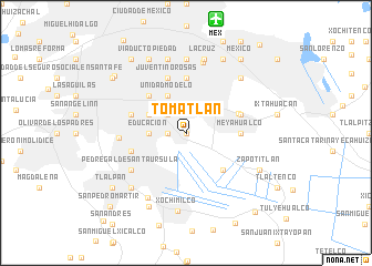 map of Tomatlán