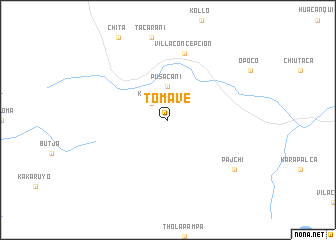 map of Tomave