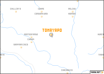 map of Tomayapo